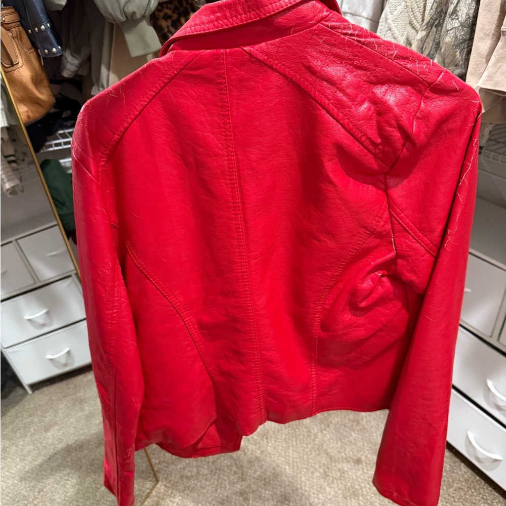 Red Women's Jacket - Picture 2 of 3